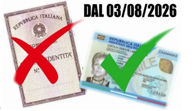 CESSAZIONE VALIDITA’ CARTA D’IDENTITA’ CARTACEA